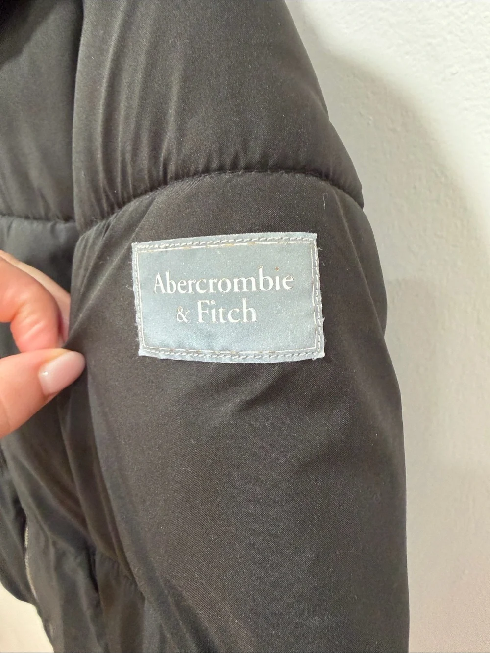 Abercrombie Kids Black Puffer Jacket Girls Size 11/12